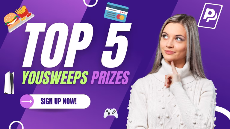 Top 5 Yousweeps Prizes